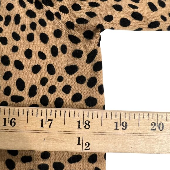 J.Crew Teddie Leopard Print Lightweight Cotton Pullover Sweater‎ Size M 2024 - Picture 7 of 11
